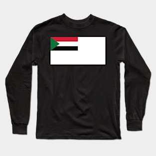 Naval Ensign of Sudan Long Sleeve T-Shirt